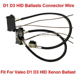 2PCS D1S D1R D1C D3S D3R D3C HID Xenon Headlight Bulbs Ballasts Wire Harness Cable Adapter Holder Cord Wiring Socket For Valeo