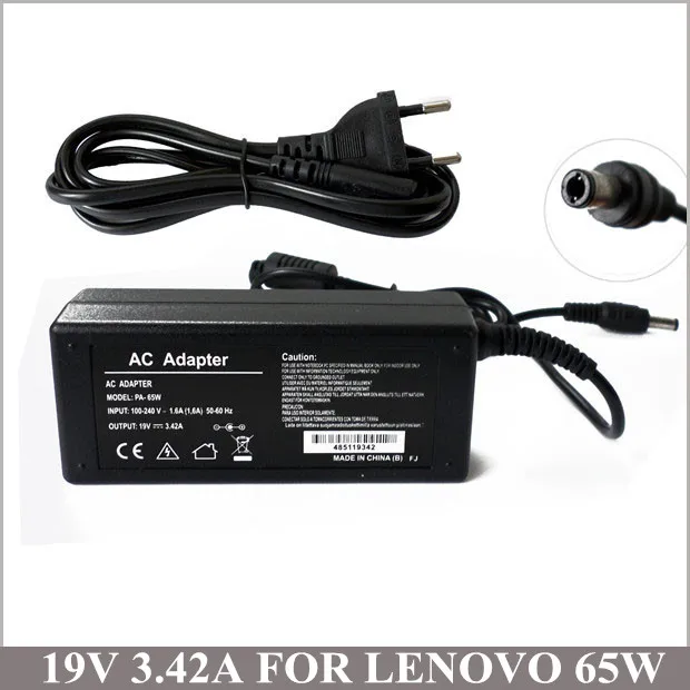 

19V 3.42A 65W AC Power Adapter Carregador Portatil For Lenovo IBM IdeaPad Y200 Y330 Y350 Y400 Y410 Y430 U450 80A 100A