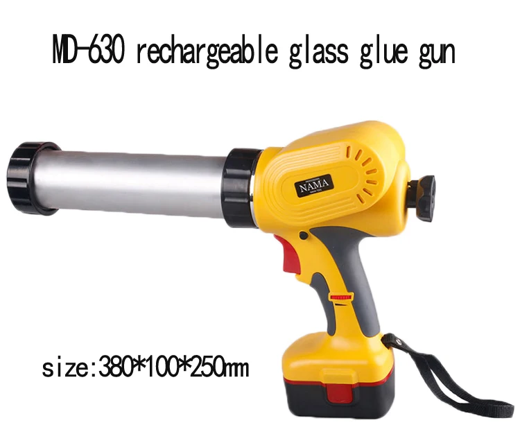Portable Electric Glass Glue Gun Handheld Rechargeable Glue Gun Caulking Gun Tools MD-630