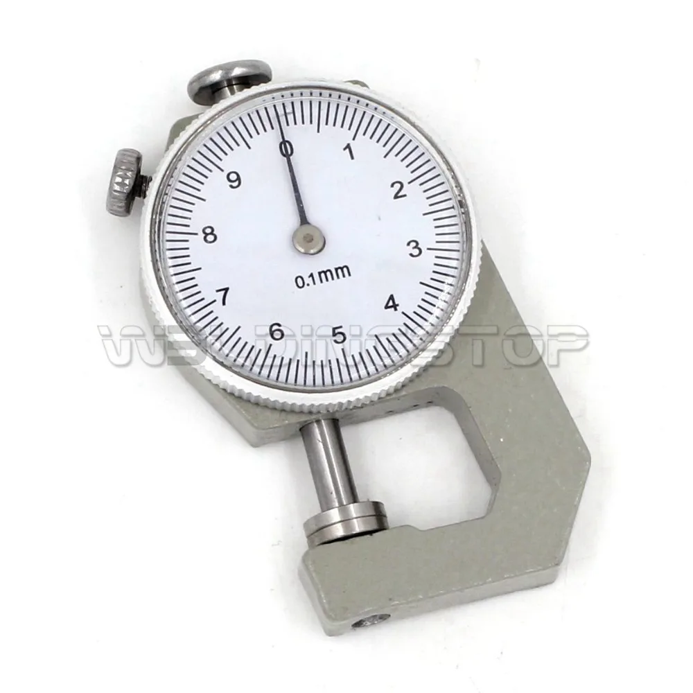 INSPECTION DIAL THICKNESS GAUGE GAGES / 0.1mm X 10mm / Flat measure head