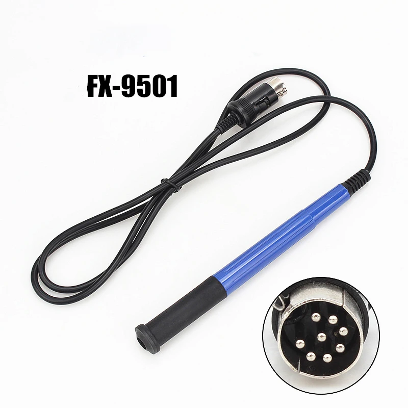 FEORLO Professionale t12 saldatura maniglia oled digital stazione di saldatura FX-9501 manico in silicone manico di filo
