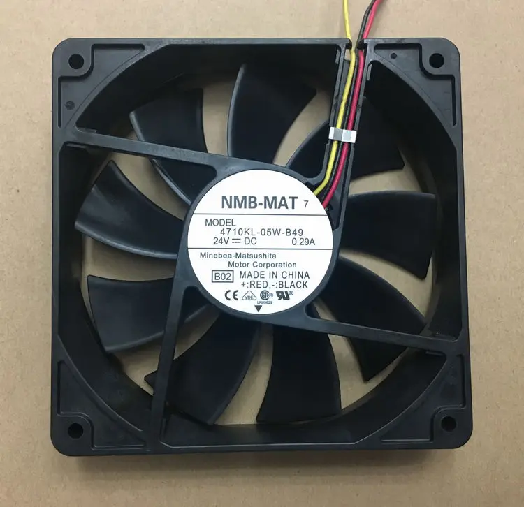 

NEW NMB-MAT NMB 4710KL-05W-B49 12025 12CM DC 24V 0.29A cooling fan