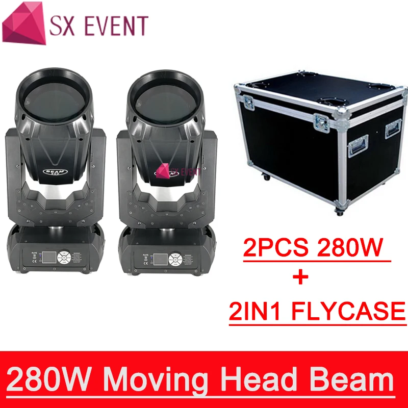 

With 2IN1 Flightcase wedding Dj stage club lighting 10R New 280w super beam sharpy moving head light