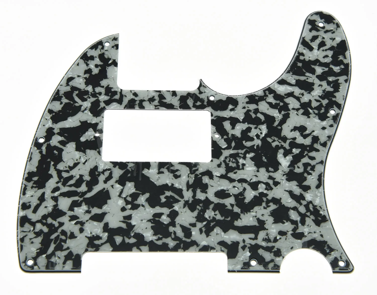 KAISH TL Style Humbucker Pickguard Scratch Plate Black/White Agate