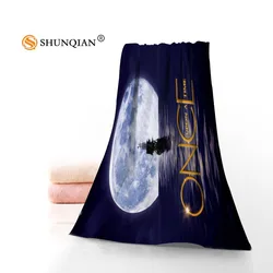 Custom Once Upon a Time Towel Printed Cotton Face/Bath Towels Microfiber Fabric For Kids Men Women Shower Towels