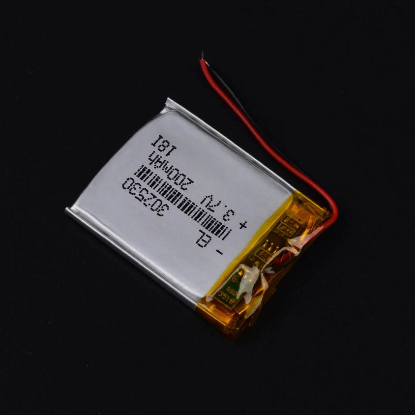 302530 3.7V 200M AH Baterai Lithium Polymer Mobil Perekam Video SHO-Saya A7 DVR