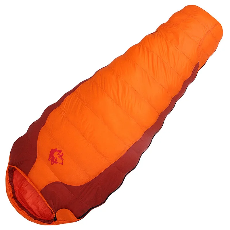 Jungle King new authentic super light outdoor mountaineering camping winter adult down sleeping bag can be joined together.