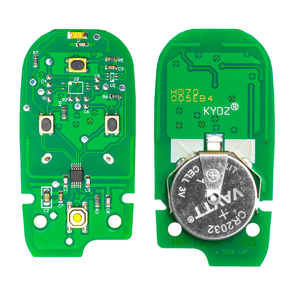 KEYECU KOBUTAH2T 313.8MHz Pilot zdalnego sterowania z 4 przyciskami pasuje do 1998 1999 2000 2001 2002 Honda Accord