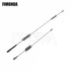 19.5 centimetri/29 centimetri In Metallo Decorativo Antenna per 1/10 RC Crawler Auto TRX4 Assiale SCX10 90046 RC4WD D90 D110 Tamiya CC01 KM2