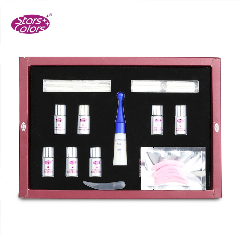 Eyelash Perm Kit for Eyelashes Perming Curling Up To 3 Months Eye Lashes Permanent Lotion Full Solution Kit Set