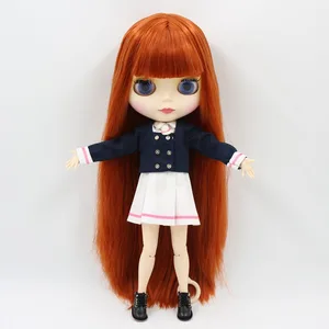 Icy DBS Blyth Doll 1/6 BJD Toy 30cm Camino rojo Cabello blanco Cuerpo de la cara del carrocería Matte Matte Regalo OB24 Anime Doll 8 mejores juguetes de integridad de ventas - №6