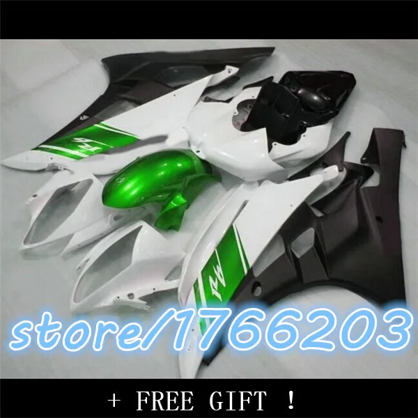 

Injection Kit+Body For 06-07 Green white YZFR6 YZF600 YZF R6 2006 2007 YZF R 6 YZF 600 YZF-R6 Light green 06 07 Fairing Ning