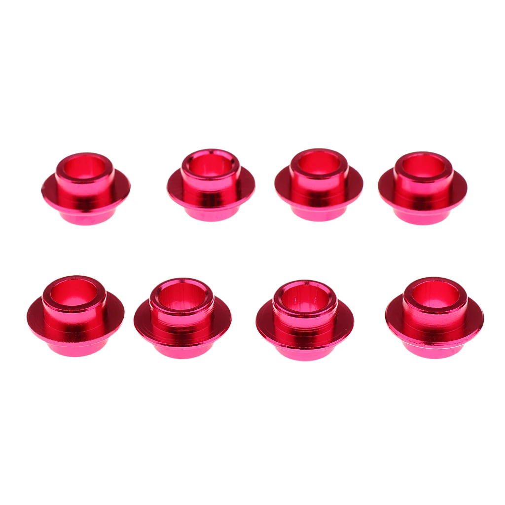 Pack of 8pcs Skateboard Scooter Roller Inline Skate Wheels Bearing Spacer - 4 Different Colors Accessories