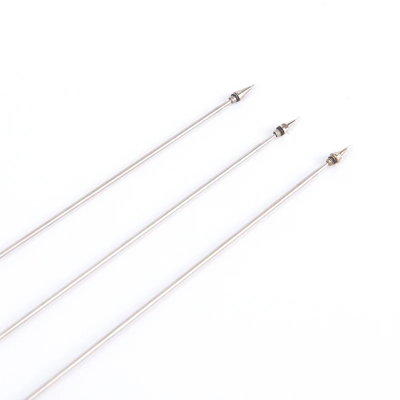 Ugello per aerografo e sostituzione dell'ago per aerografo modello di pistola a spruzzo accessori per strumenti di manutenzione della vernice a spruzzo 0.2/0.3/0.5mm