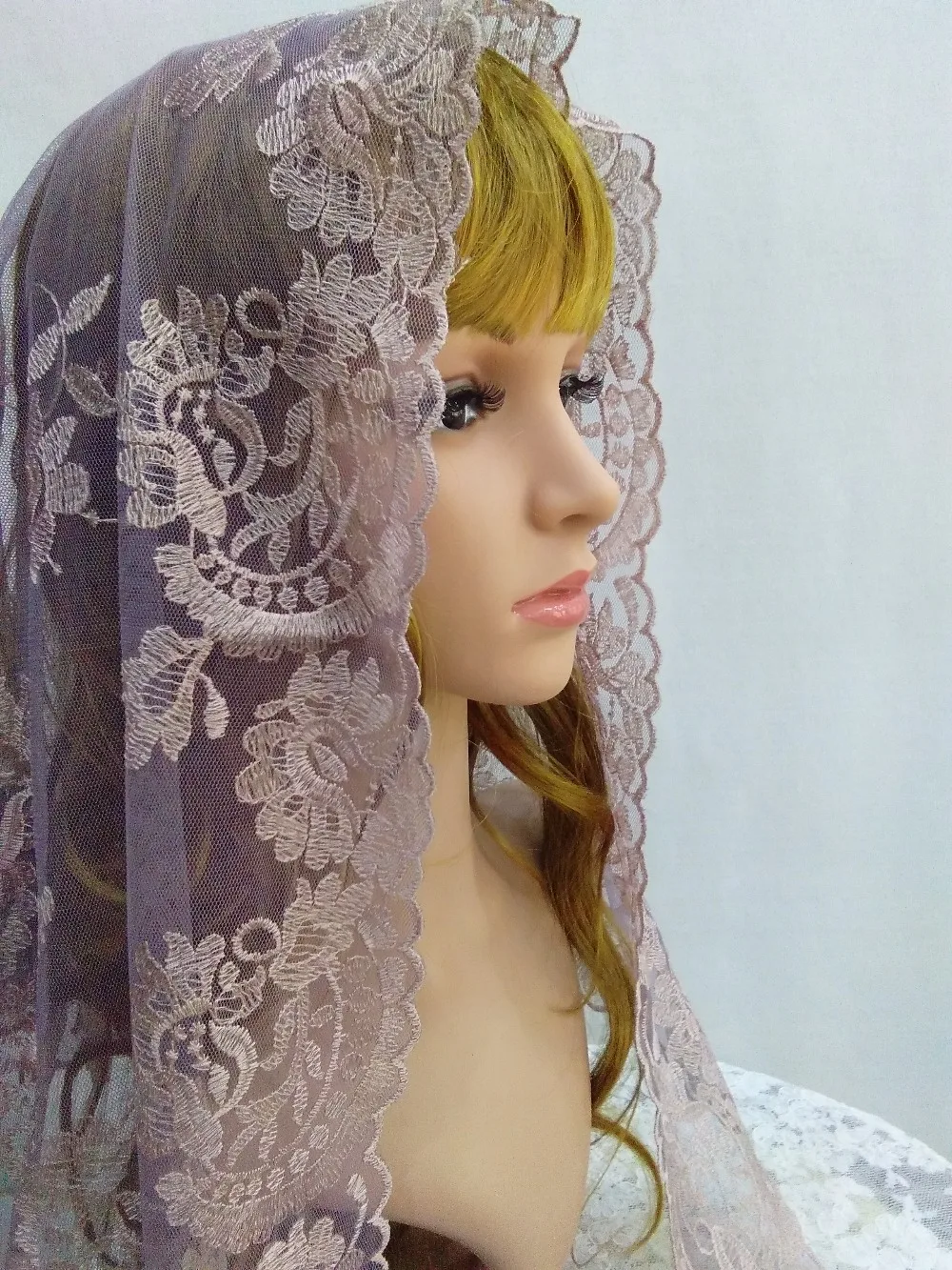 Catholic Lace Veil Chapel Scarf Spanish Lace Mantilla