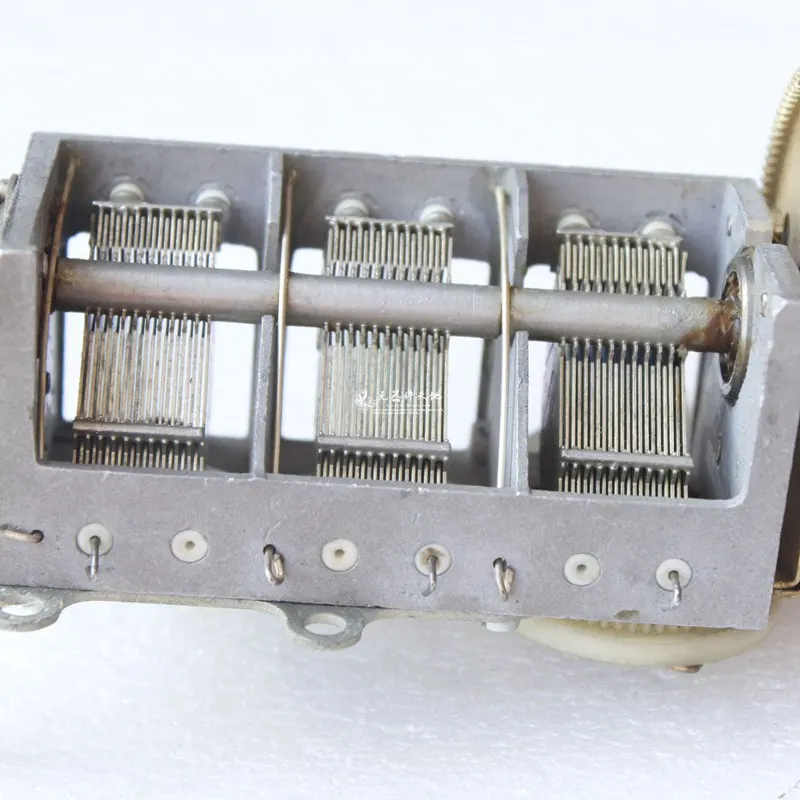 Imagem -06 - Bayi Rádio Recepção Pequeno Ajuste Gear Belt 21pf255pf ou Assim Capacitor Variável Novo