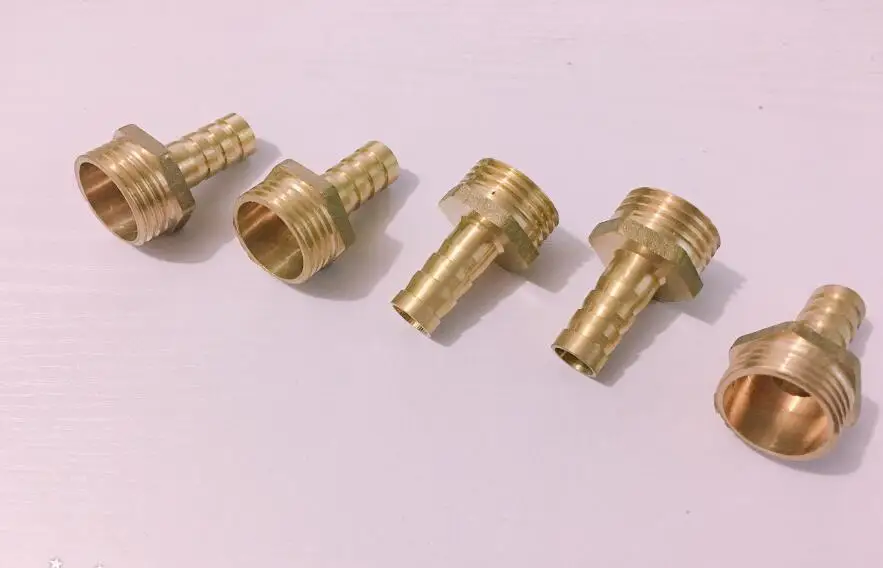 

5pcs Male Thread Copper Pagoda Joint Adap PC12-01 PC12-02 PC12-03 PC12-04 Brass Pipe Fitting