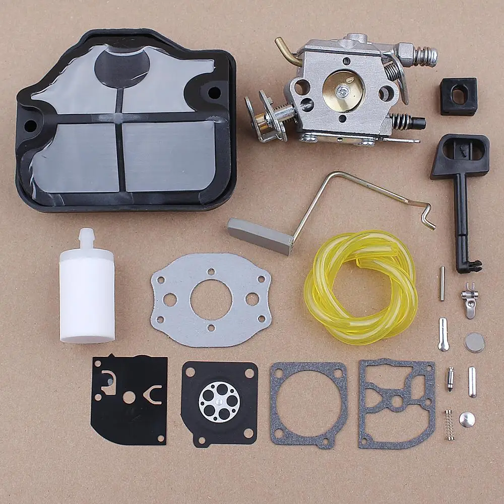 Filtro Aria carburatore Carb Kit Per Husqvarna 36 41 136 137 141 142 Motosega 530071987 530019172 530035482 Zama C1Q-W29E