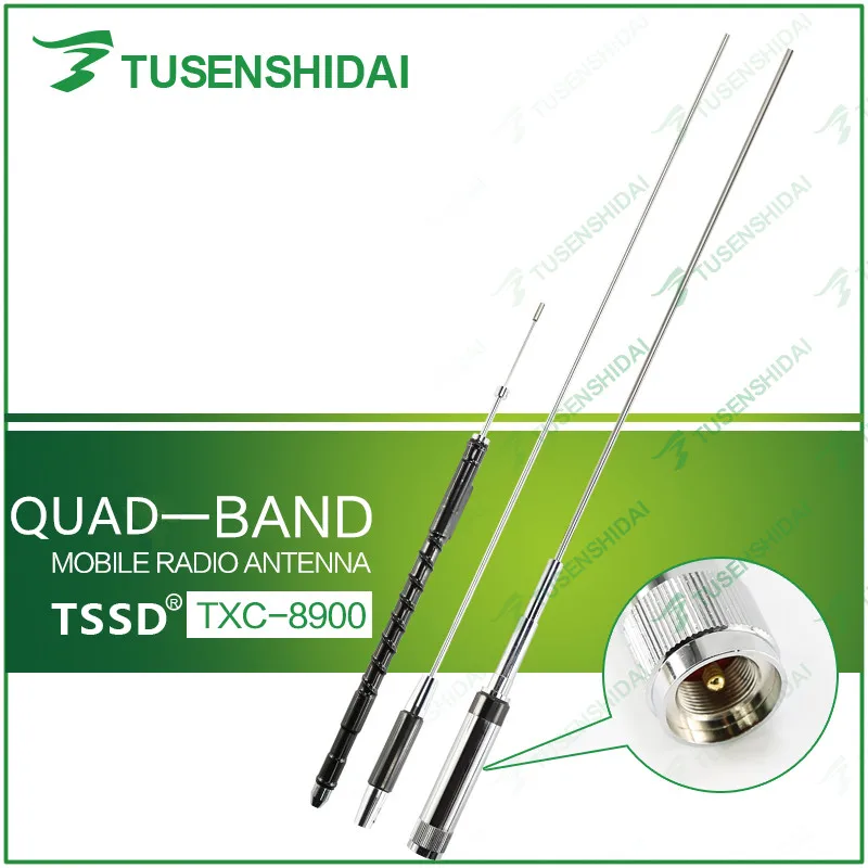 High Quality CB/VHF/UHF Quad Band 29/50/144/430MHZ Mobile Car Antenna for TYT TH-9800