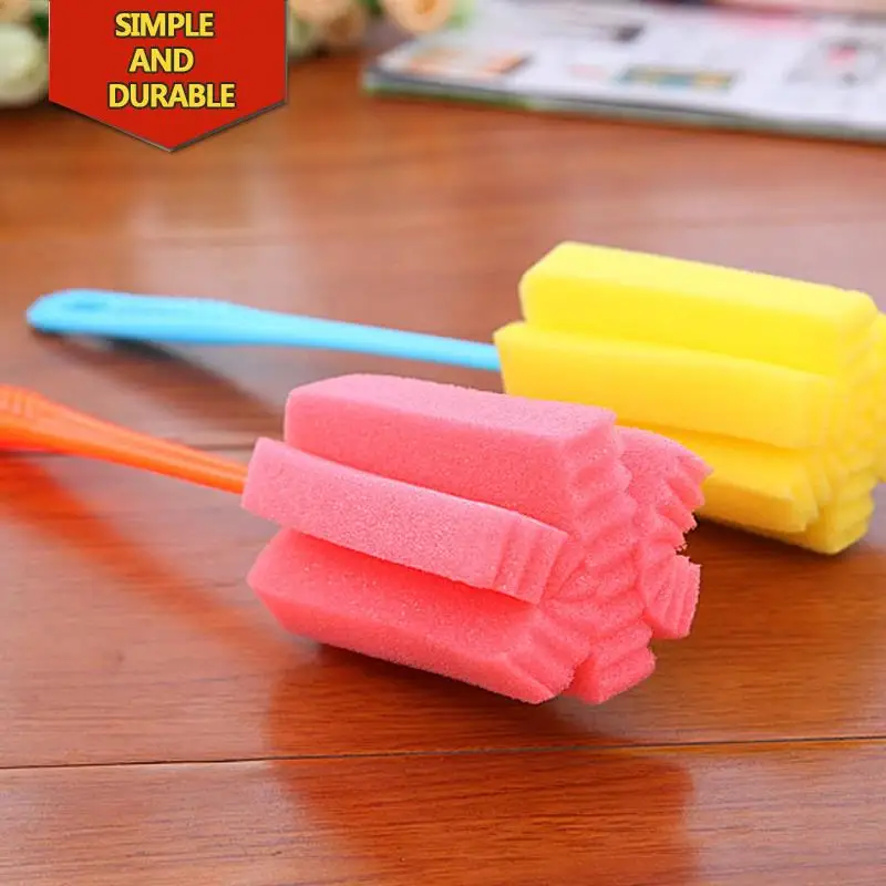 1 pcs New Environmental Cleaning Brushes For Glass Milk Bottle/Family Use Glass Sponge Cup Brush/Brand Cheap Cleaning Brush