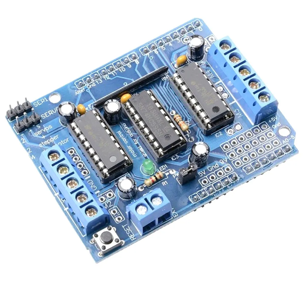 Motor drive expansion board L293D motor board trolley drive L293D Motor Driver Shield Compatible to Duemilanove Mega R3 AVR