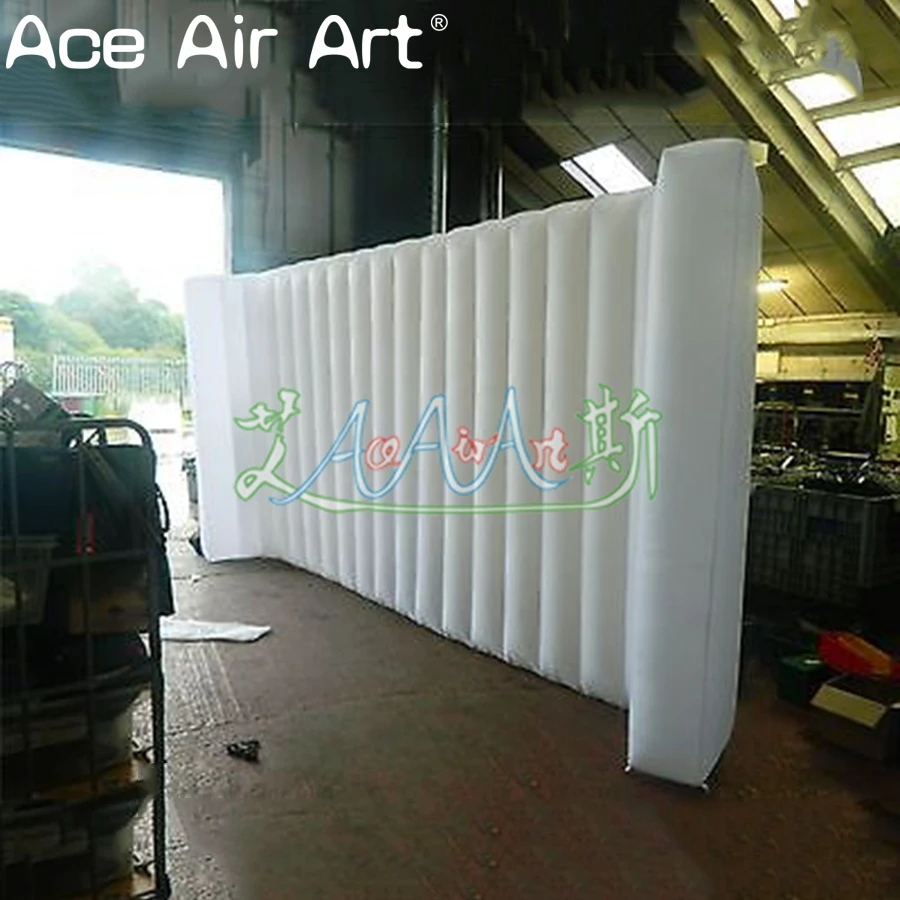 4.8m L x 2.1m H Customized Lighting Inflatable Partition Wall Background for Stage Decorations and Taking Photos