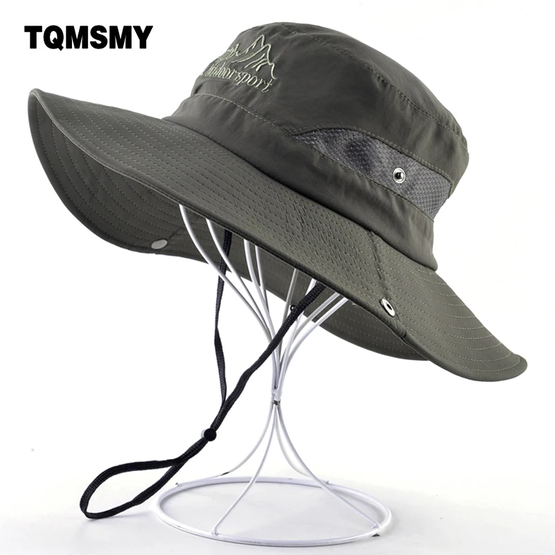 Anti-UV sun hats for women Outdoor sports hat Wide Brim Fishing cap Summer Hiking camping bone gorros Unisex Bucket caps men