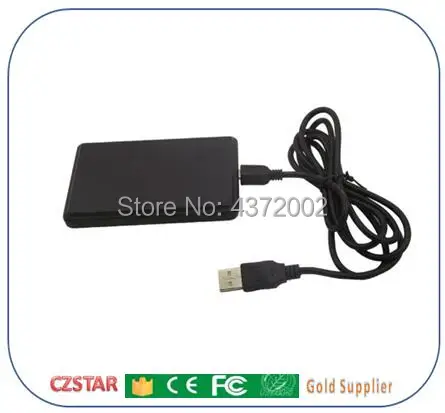 125khz RFID ID card Reader 13.56mhz IC card reader USB desktop Reader support tag EM/TK4100/4200 chip free sample