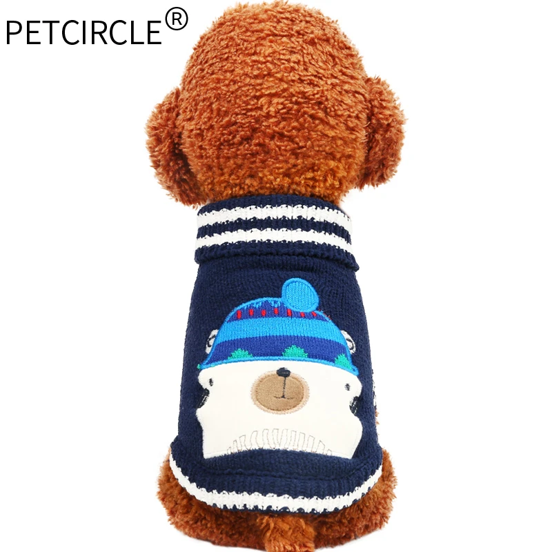 PETCIRCLE Dog Clothes Teddy Dog Clothes Autumn Winter Dress French Bulldog Chihuahua Puppy Clothes Chenille Sweater Series