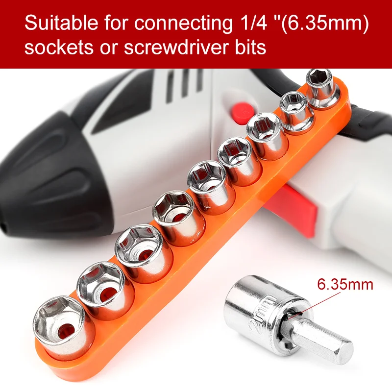 

HOEN 1 Set 5-13MM Home Auto Car Bicycle Household DIY Repair Hand Tools or Metric Combination Drive Socket Set Mirror Finish