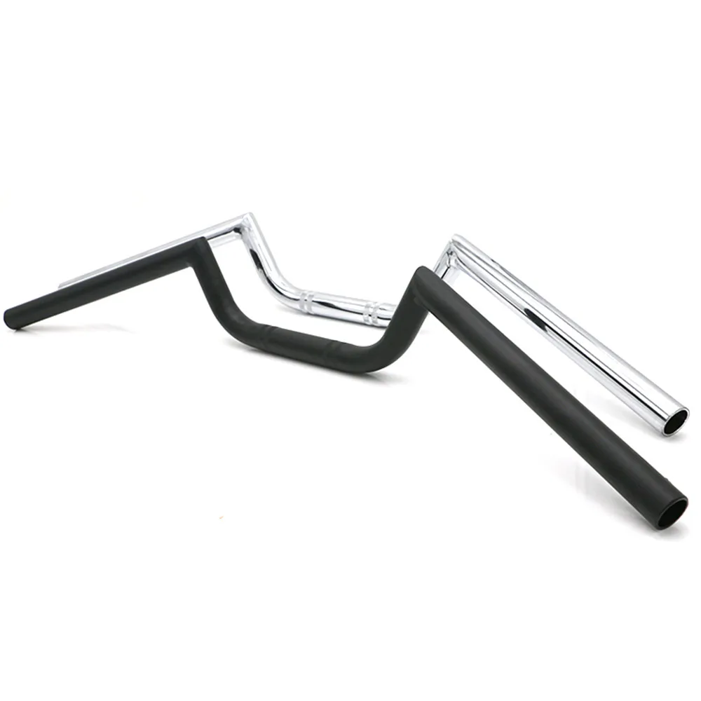 Universal Black Motorcycle Adjustable Rotatable Handlebar Wide 7/8\