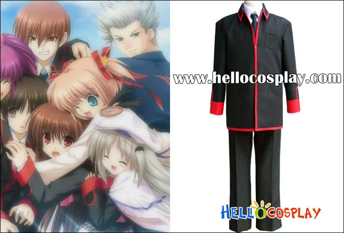 

Japanese Anime Outfit Little Busters Cosplay School Boy Uniform H008