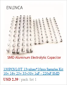 5 teile/los 400V22UF hochfrequenz niedriger impedanz 400V 22UF aluminium-elektrolytkondensator größe 10*17 T22 20% – Detail 2