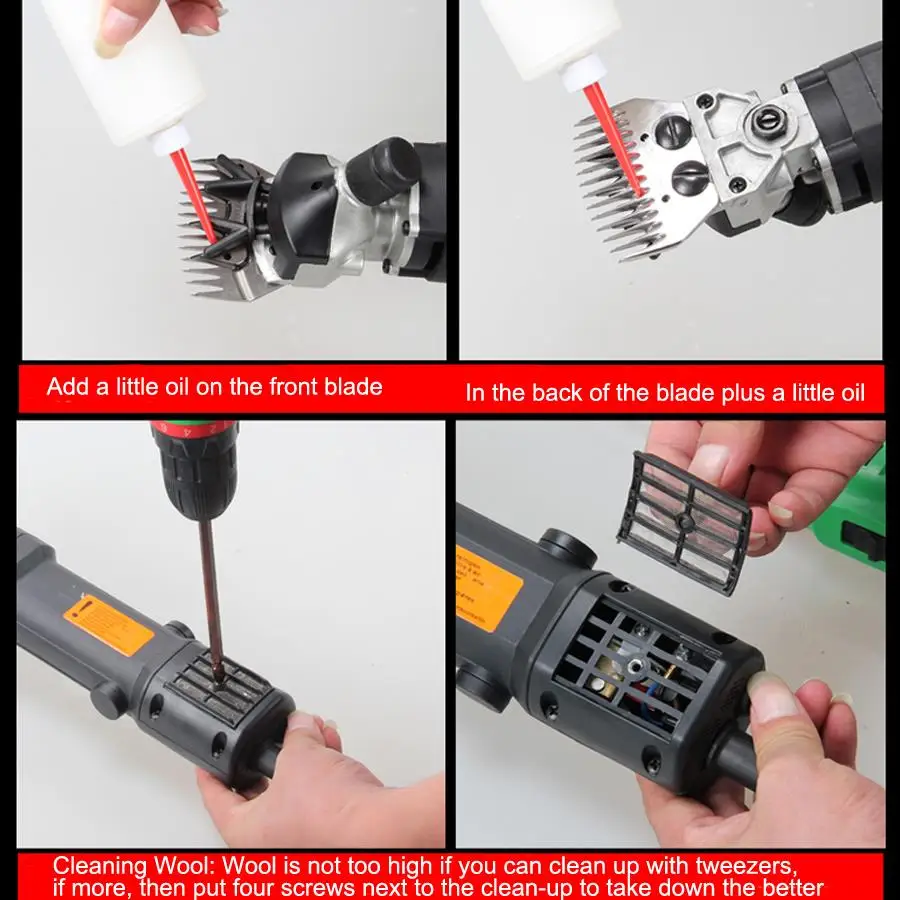 アルミボックスパッケージ最高羊コートペットの羊グルーミングウールばさみ電気クリッパーせん断機 Sheepclipper