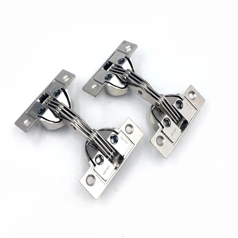 

Zinc alloy Door 125 degrees oblique side door angle 45 stitching hidden hinge furniture hinges x2