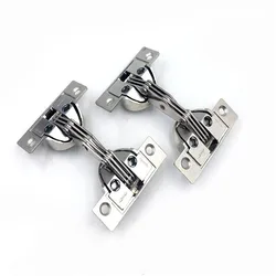 Zinc alloy Door 125 degrees oblique side door angle 45 stitching hidden hinge furniture hinges x2