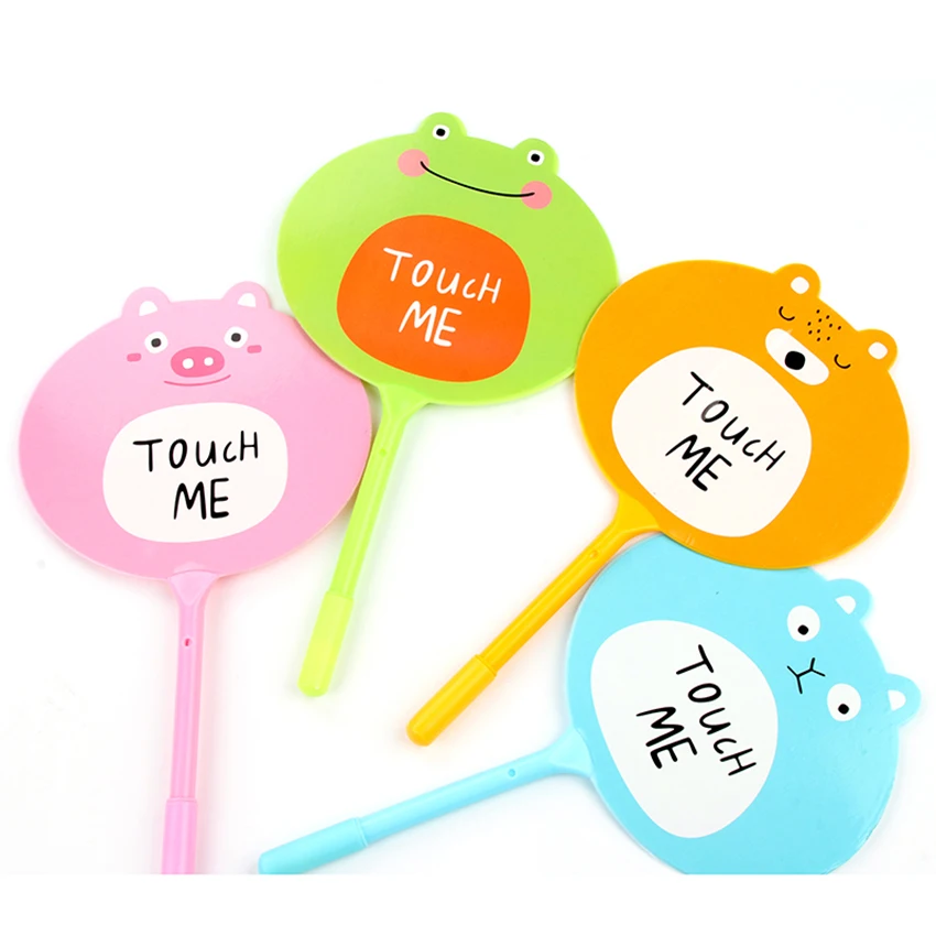 1pc Korea Creative Stationery Cute Students Ball Pen Cartoon Animal Fans Bear Ballpoint Pen 0.5mm Kids Girls Toy Stationery