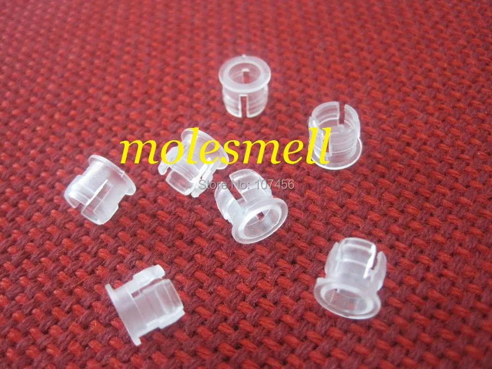 200pcs New 5mm White Plastic ABS LED Bezel Holder Panel Display Free Shipping