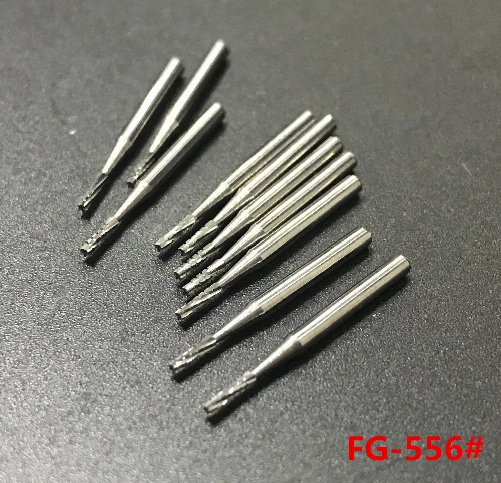 100pcs Dental Tungsten carbide burs FG - 556