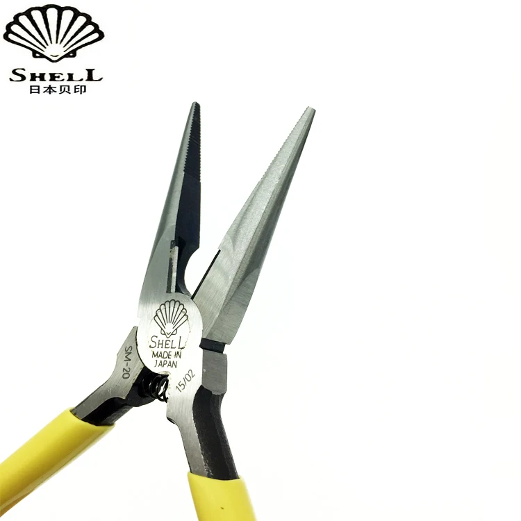 High quality shell SHELL Long nose pliers SM-20 125mm 5 inch plier made in Japan