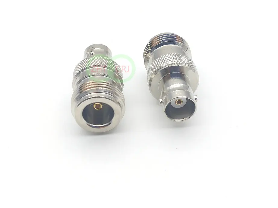 

N Female to BNC Jack Female Straight Nickelplated Connector adapter