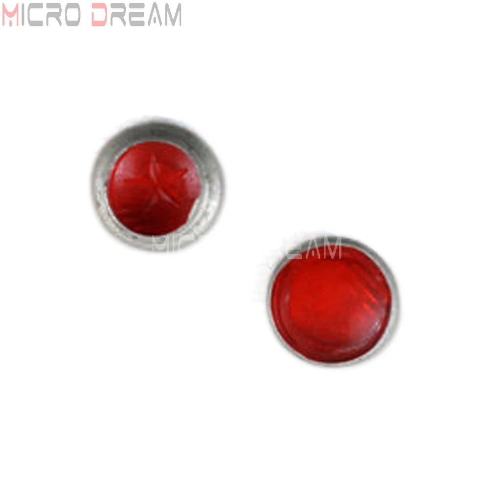 1 Pair Ural Sidecar Motorcycle Replacement Headlight Lens Red Retro Headlamp for BMW KS750 K750 M1M M1S M72 R12 R75 R51 Replika