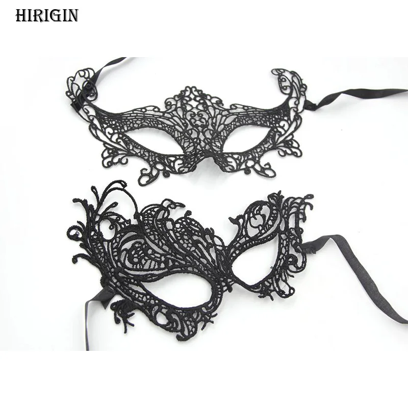 

1PCS Hot Sales Sexy Lady Black Lace Mask Cutout Eye Mask For Masquerade Party Fancy Dress Costume Halloween Party Fancy