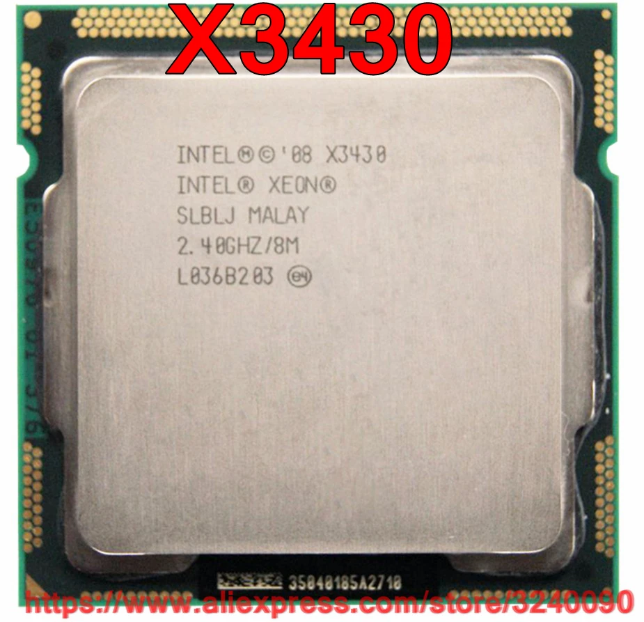 

Оригинальный четырехъядерный процессор Intel Xeon X3430, 2,4 ГГц LGA1156 8 Мб кэш-памяти, 95 Вт, ЦП для настольного ПК, Быстрая отправка