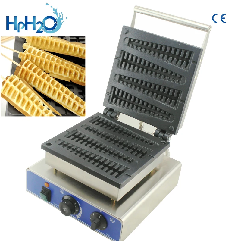 China popular lolly sticks waffle maker machine lolly waffle iron brussels waffle make Christmas Tree Waffle Machine