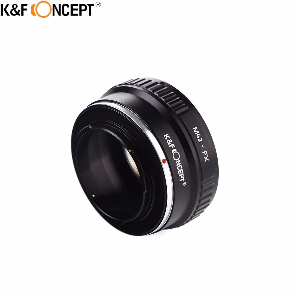 K&F CONCEPT M42-FX Camera Lens Adapter Ring for M42 Screw Mount Lens to for Fujifilm FX Mount X-Pro1 X-E1 X-M1 X-A1 X-E2 Camera