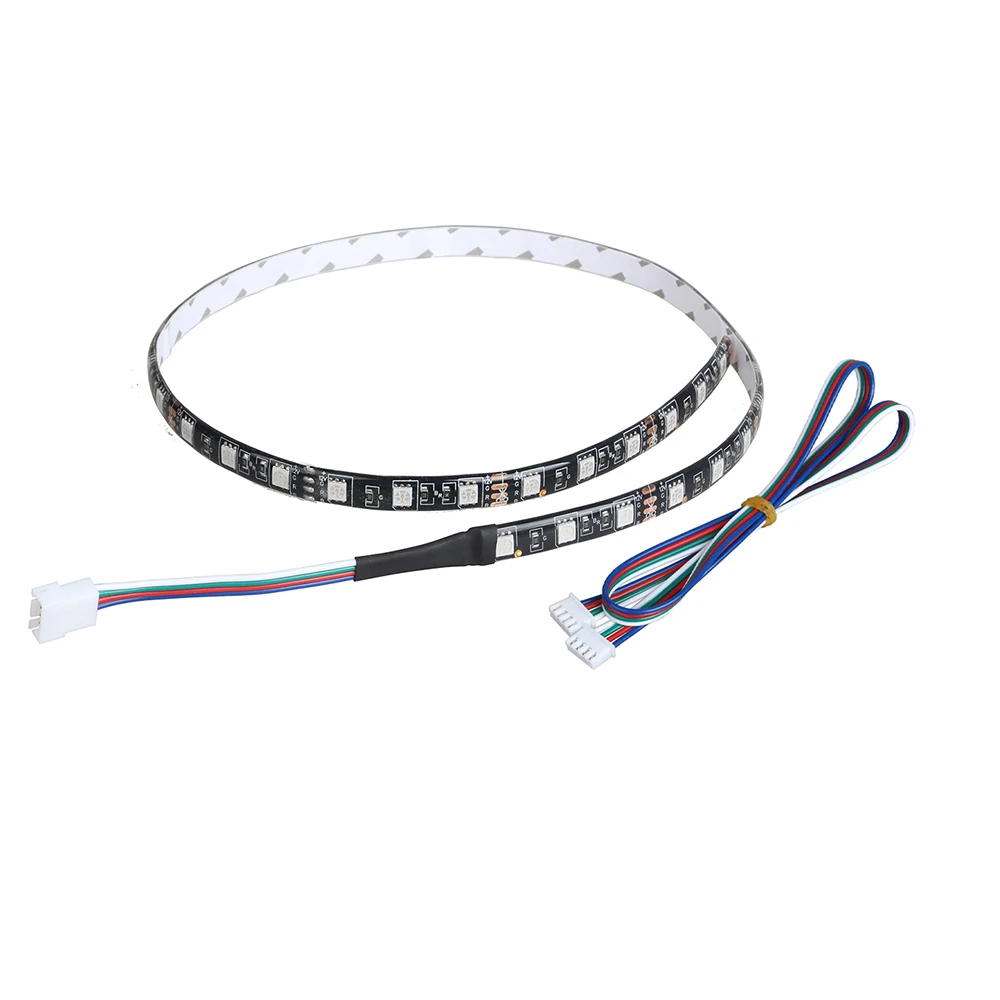 LERDGE 3D Printer Accessories LED Light RGB 5050 LED Strip with Cable for Lerdge Board Parts Dual Extruder Module RGB Control