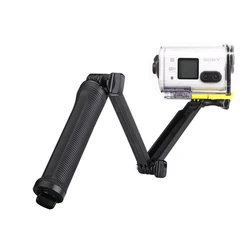 3 Way Waterproof Monopod Selfie Grip Tripod Mount For sony action cam HDR-AS100V AS300R AS50 AS200V X3000R AEE sport DJI camera