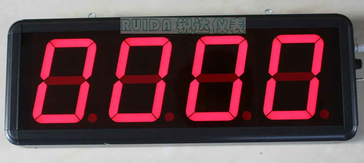 Large screen LED four digit display countdown counter, minus counter, with relay control output delay