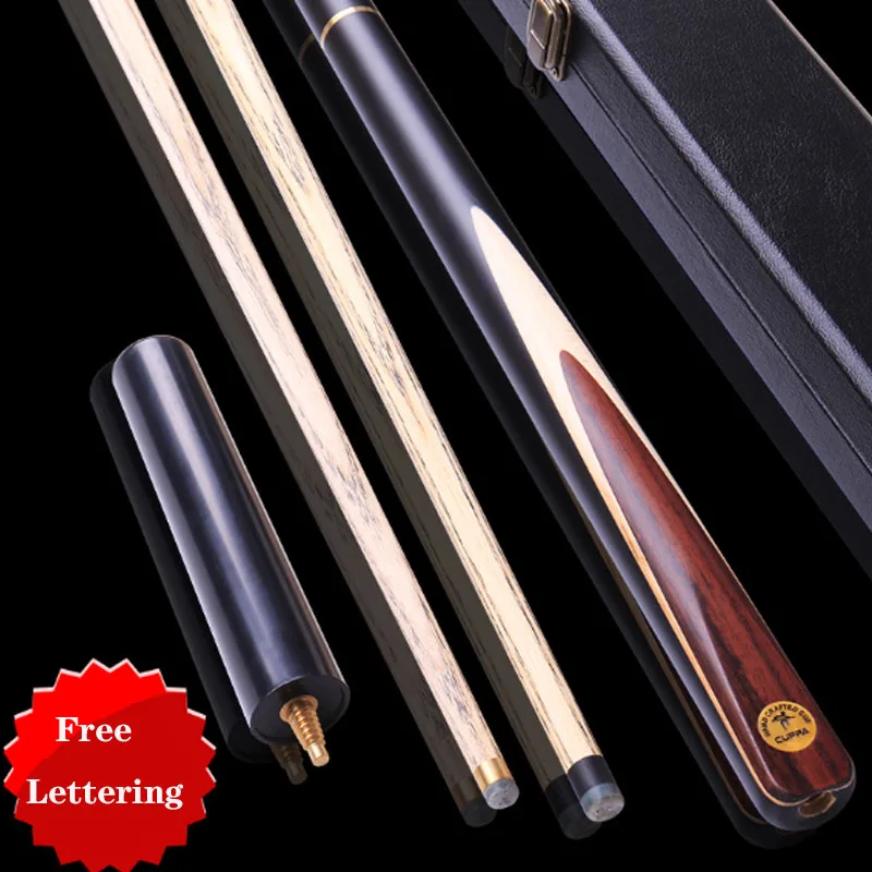 

NEW Cuppa 3/4 Snooker Cues Stick 9.8mm 11.5mm Tip with Snooker Cue Case Set